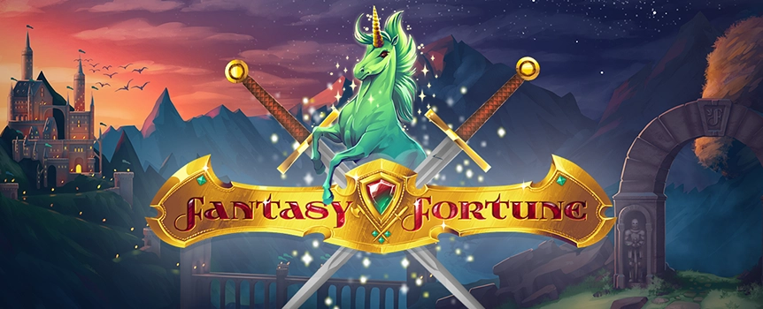 Spin the reels of Fantasy Fortune, the online slot at Slots.lv with two different bonus features, as well as a top prize that can be worth thousands of dollars.
