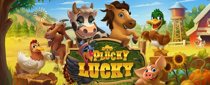 Spin the reels of the barnstorming Plucky Lucky online slot today at Slots.lv and see if you can land the game’s giant top prize, which can be worth thousands.