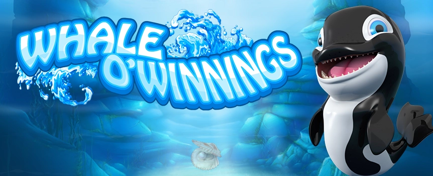 Thar she blows! Whale O' Winnings and his friends are getting up to all sorts of undersea adventures in this 5-reel slot game and they want you to join them. Whale O' Winnings might be a killer whale but he's also killer cute as he takes you on a tour of his aquatic home. The stunning visuals bring the ocean deep right to your screen – with aquatic symbols including an urchin, a sand dollar, a clam, a life preserver (very important), Whale O' Winnings and his two friends, the Sea Lion and Dolphin. Just remember – don't get too distracted as you need to keep an eye out for sunken cash and treasure!