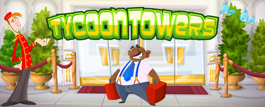 It's time to take the elevator all the way to the top in Tycoon Towers, Rival's latest 5-reel slot. Get ready to make good use of all that business acumen you've accumulated over the years and hob-knob with the crème de la crème of the world. 