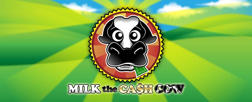 Milk the cash cow with this online slots game that takes the literal meaning of this famous business metaphor. The real money slots game comes to you in an adorable 3 reels 1 line game that will be sure to provide you with as much fortune as you can milk out of Bessie the cow. With Bessie, all you have to do is churn out the moolah, and you can walk to the bank in smiles. The plot of this game is one of the best for casino slots games with its unending stream of milk that you turn into real cash! When you have three Cash Cows lined up on the reels, you could be taking home significant jackpots.