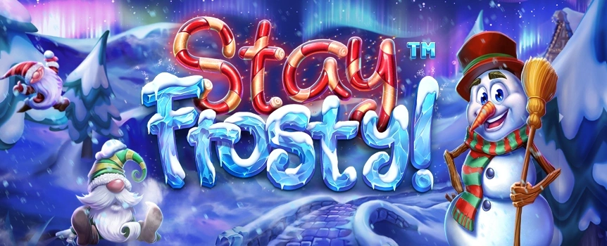 Stay Frosty is a slot game by Betsoft Gaming that’ll turn on your holiday spirit. It’s popular with many players, but you should try it for yourself on Slots.lv. 