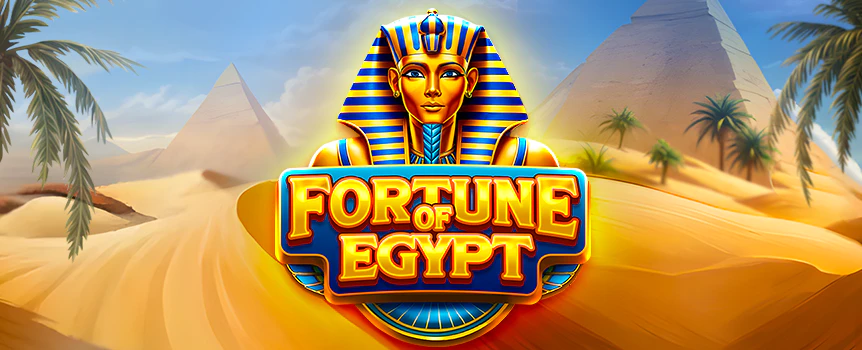 Head to ancient Egypt in search of rewarding hidden treasures when you play the Fortune of Egypt online slot game at Slots.lv.