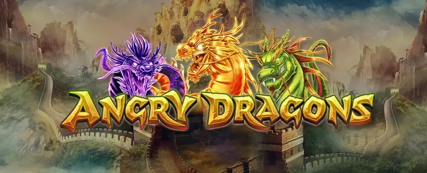 Feel the power of Angry Dragons at SlotsLV. Spin for Mystery Golden Parchments, Dragon Fury Free Spins, and rewards up to 2,500x your bet.