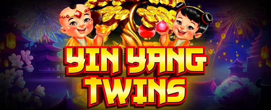 Yin Yang Twins is an online slot game with an Asian theme, 25 paylines and two separate free spins features.
