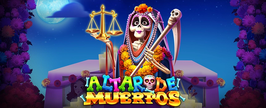 Uncover the magic of Altar de Muertos at Slots.lv. With cash respins and free spins offering up to 100x multipliers, you can win over 3,000x your bet!