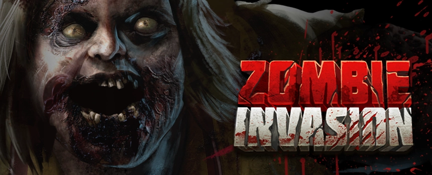 Get ready for spine-chilling action at the Zombie Invasion online slot at Slots.lv. Enjoy free spins, bonuses, and multipliers, plus win up to 1,000x your bet!