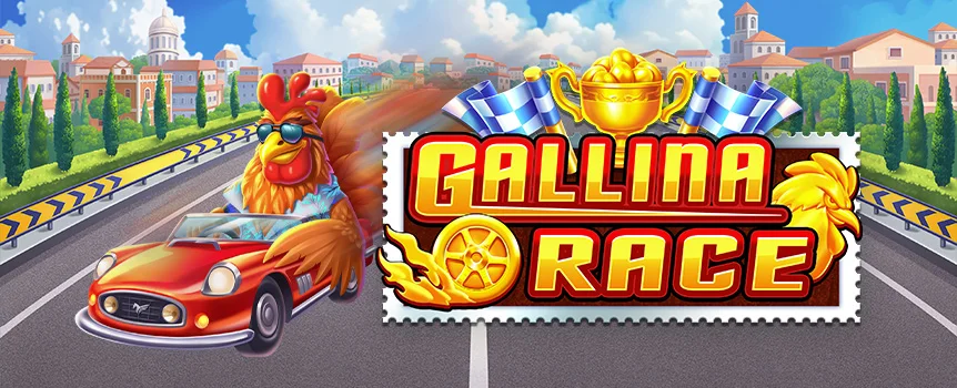 Buckle up for wild reels and chicken-fueled chaos in Gallina Race at SlotsLV! Trigger Sticky Wilds and chase your Grand Prize.