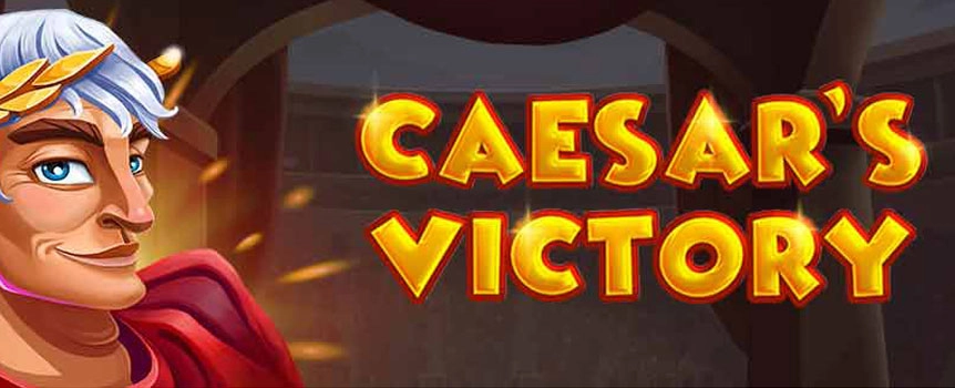 Want to be an emperor for a day? Maybe longer? Well, look no further because Caesar’s victory gives you the fame and the fortune for your new title. Have a casual walk around the Colosseum and wave at the crowds in this online slots game. The game is a five-reel slot game with numerous features to boost your winnings. You no longer have to spend your free time bored with nothing to do. You can get the authentic Roman emperor experience and still make a fortune. Spins the reels and win an empire in gold!

